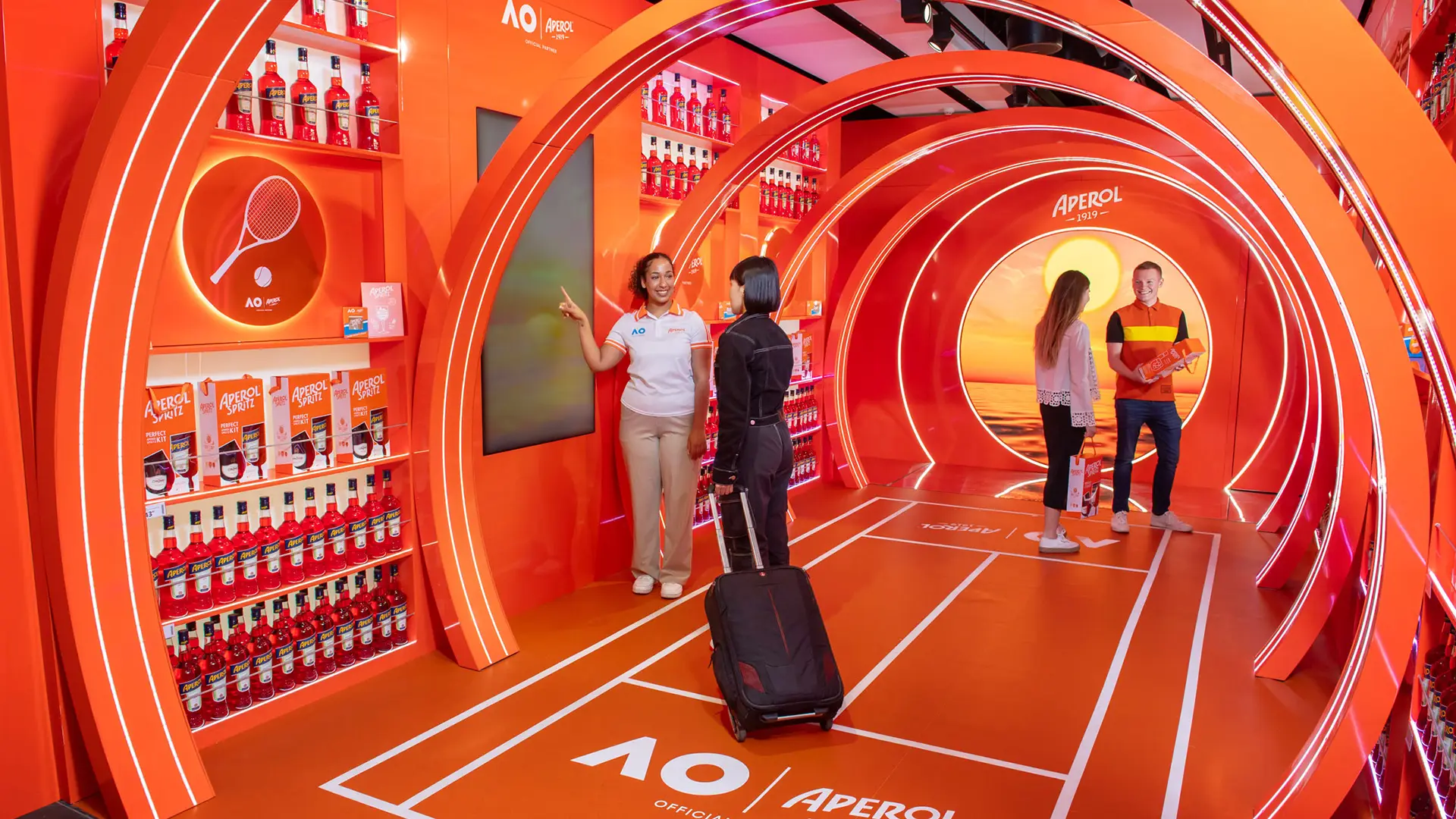 Aperol Spritz at the Australian Open 2024 in Melbourne, Australia, 2024