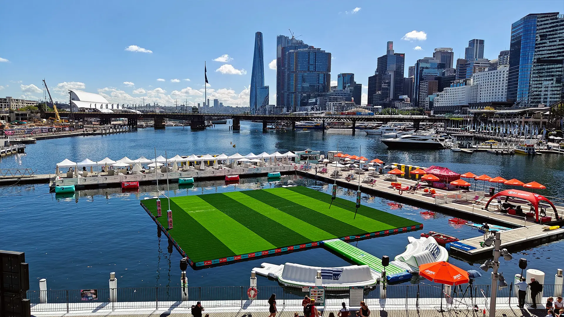 Aqua Rugby Australia Festival at Darling Harbour in Sydney, Australia, 2024