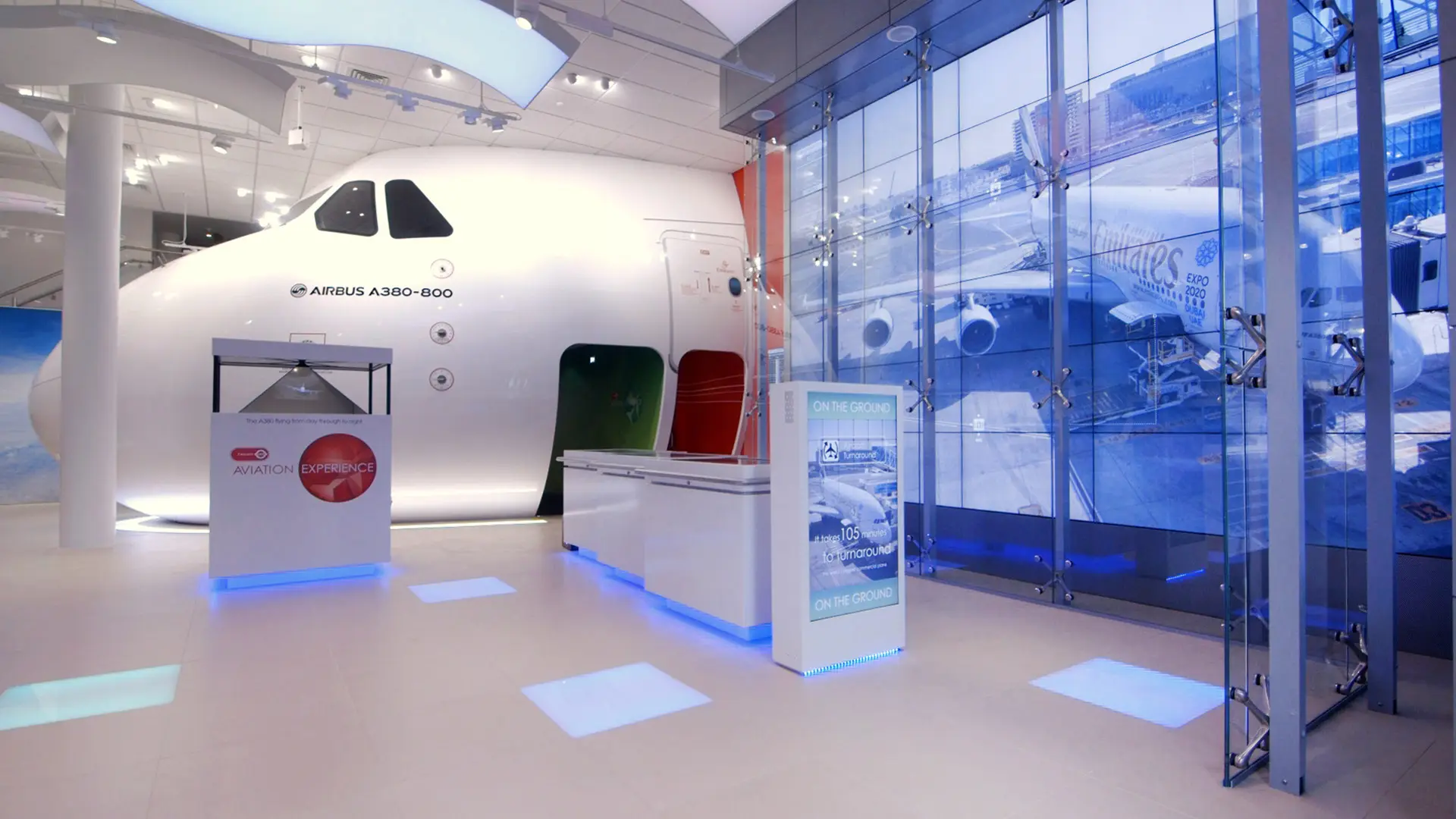 Emirates Aviation Experience in London, UK, 2013