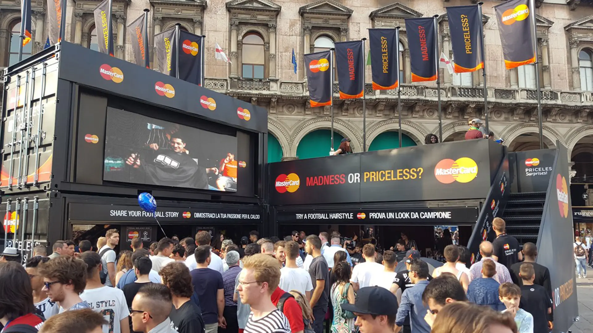 Mastercard at the UEFA Champions League Final in Milan, Italy, 2016