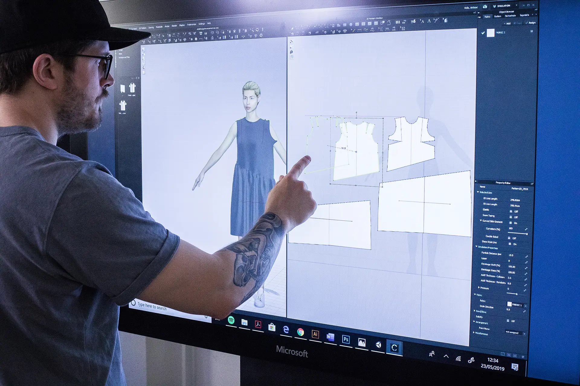 Microsoft x London College of Fashion in London, UK, 2019