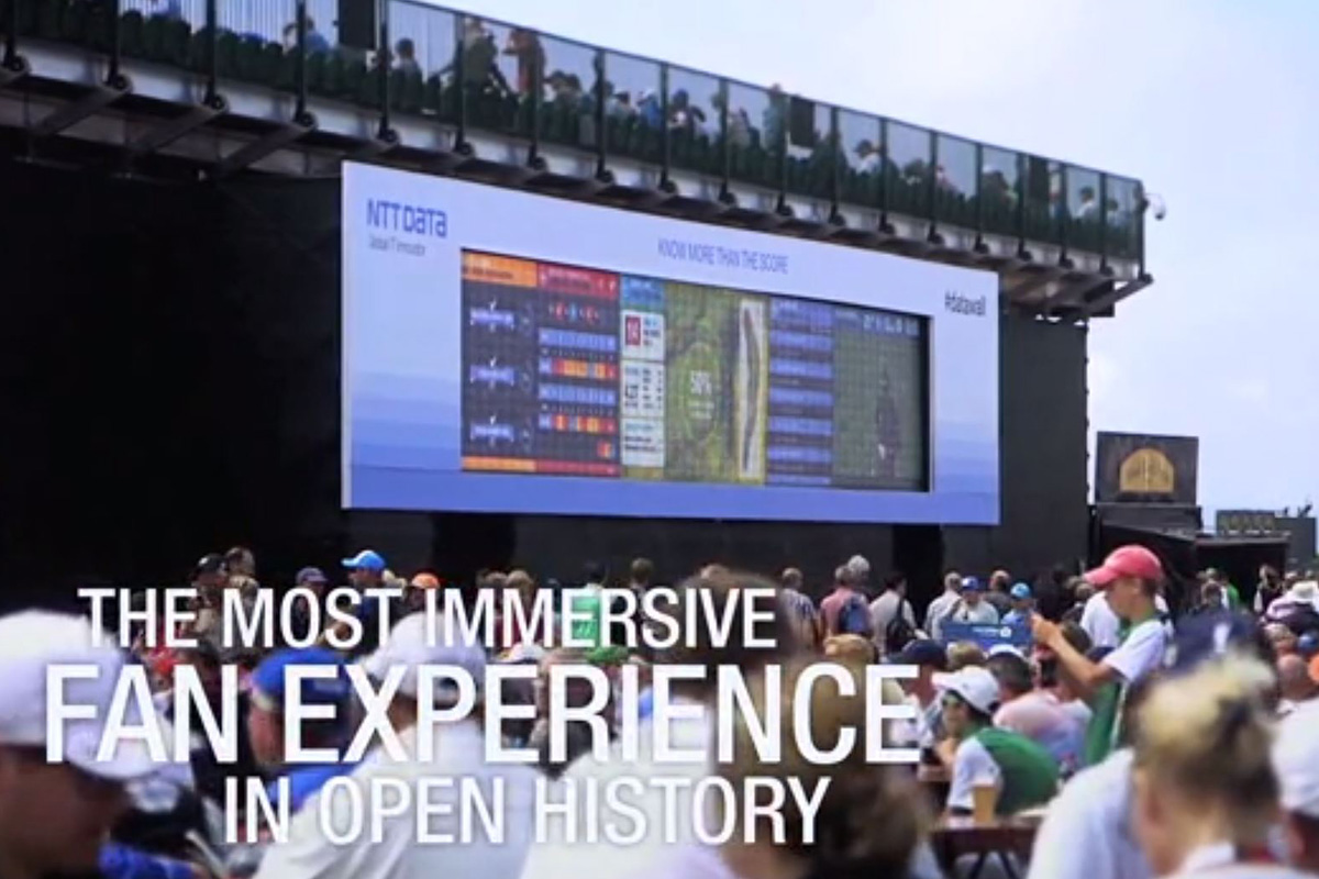 NTT Data: NTT Data: The Open Championship Data Wall, image 1