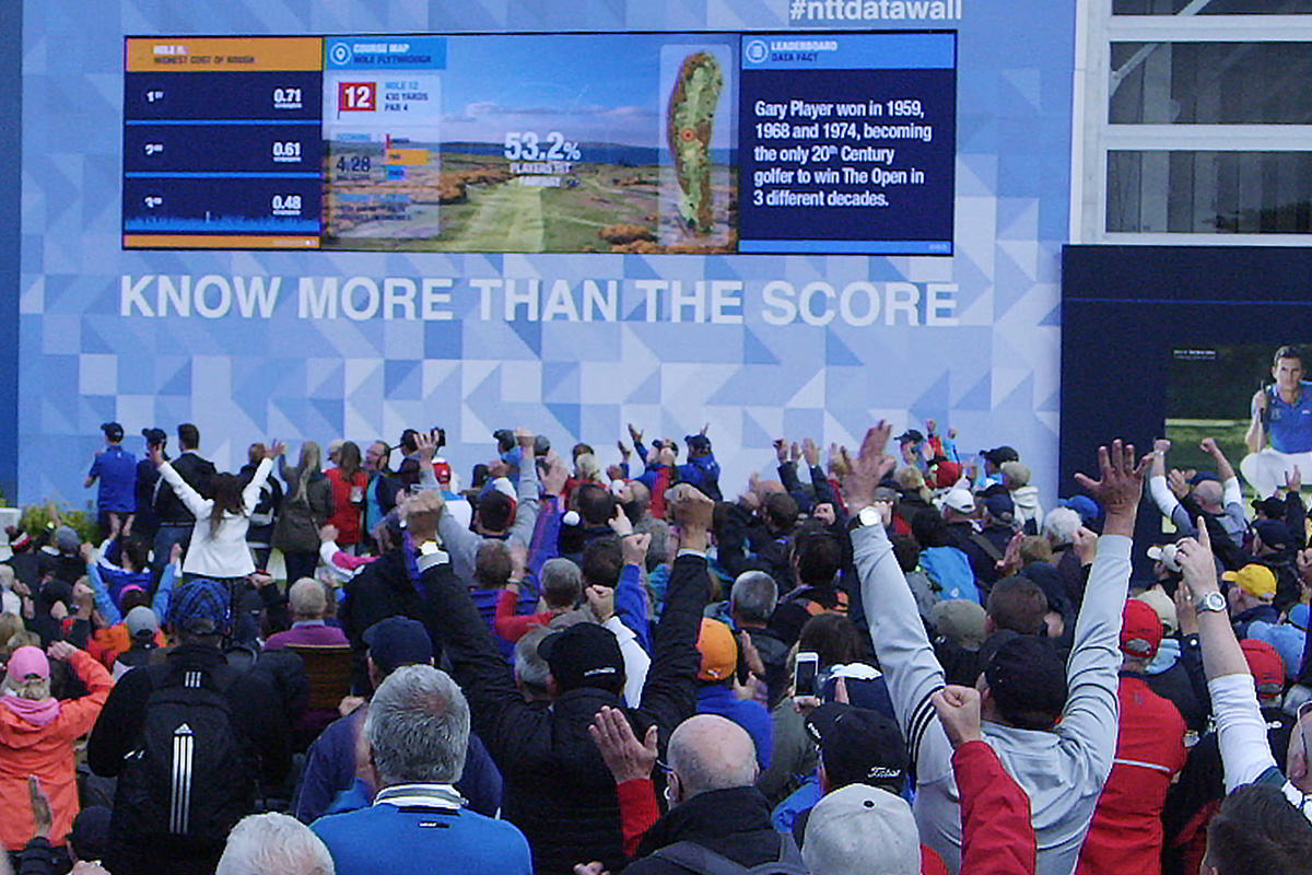 NTT Data: NTT Data: The Open Championship Data Wall, image 3