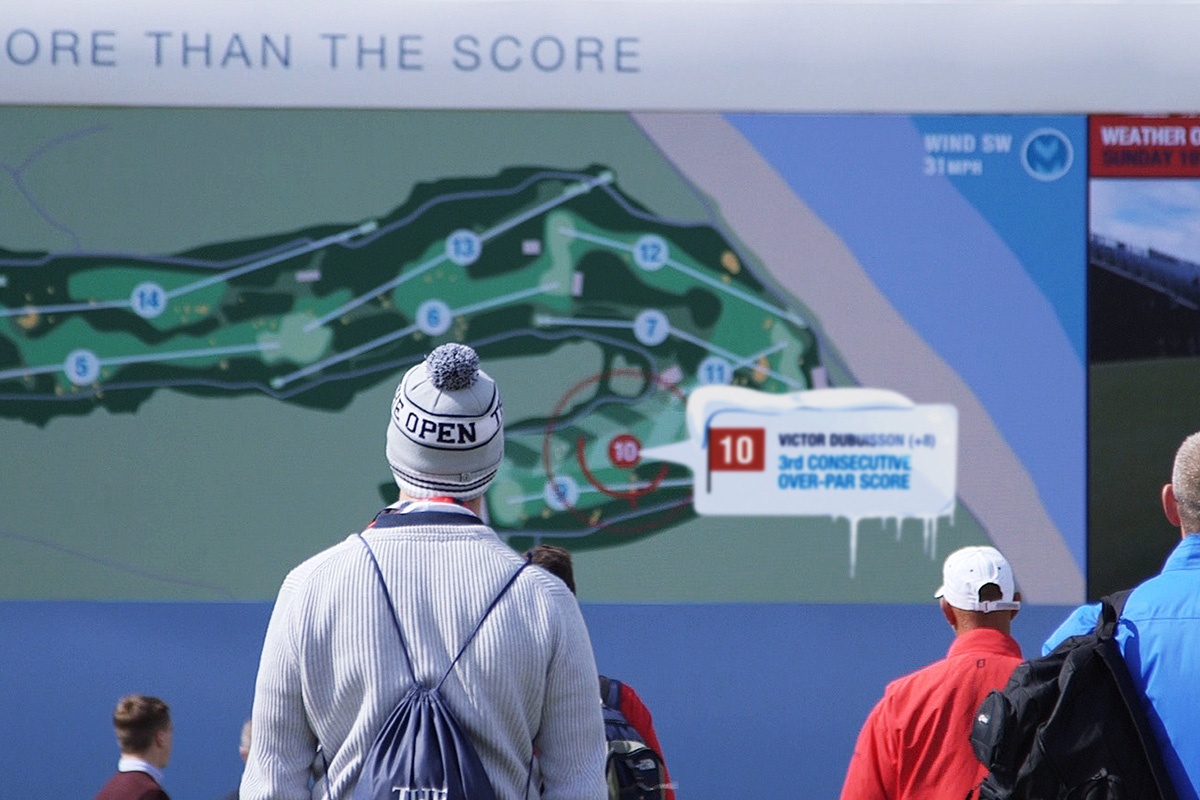 NTT Data: NTT Data: The Open Championship Data Wall, image 4